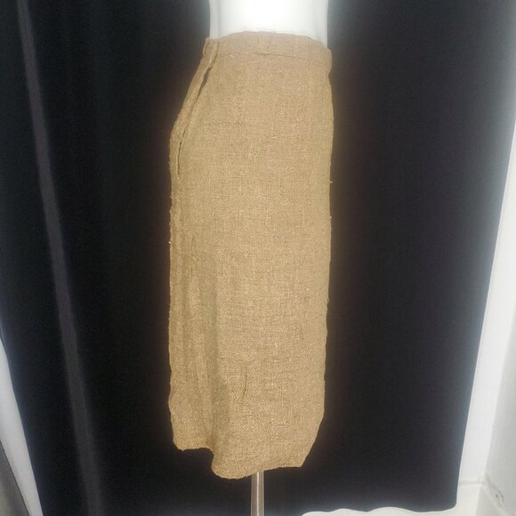 Vintage Nieman Marcus Tweed Pencil Skirt Fully Lined Size tag removed 28" Waist - Picture 3 of 15
